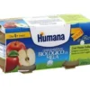 Humana omogeneizzato mela bio 2 vasetti 100g