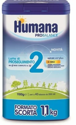 Humana 2 probalance latte di proseguimento 1,1 kg