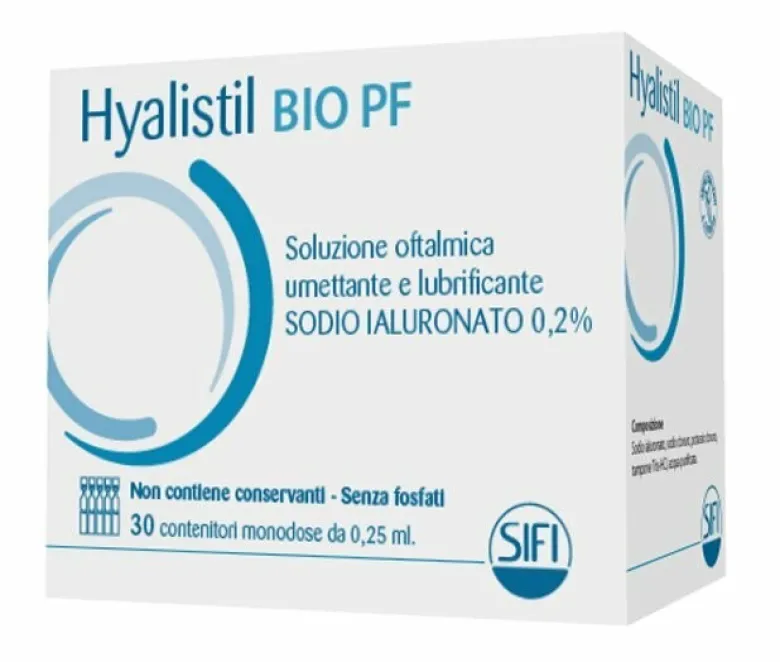 Hyalistil Bio PF Soluzione Oftalmica monodose 0,2% 30 flaconcini 0,25 ml