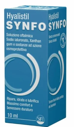 Hyalistil Synfo Soluzione Oftalmica Protettiva e Idratante per Occhi Flacone da 10ml