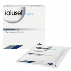 Ialuset Garze Sterili Impregnate 10x10 cm 10 Pezzi