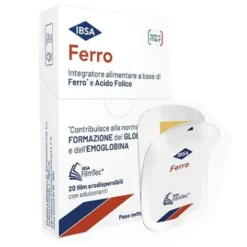 Ibsa Ferro Integratore Alimentare 20 film orodispersibili