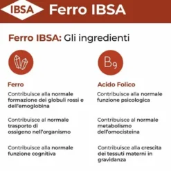 Ibsa Ferro Integratore Alimentare 20 film orodispersibili