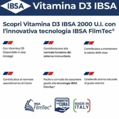 Ibsa Vitamina D3 2000ui 30 film orodispersibili