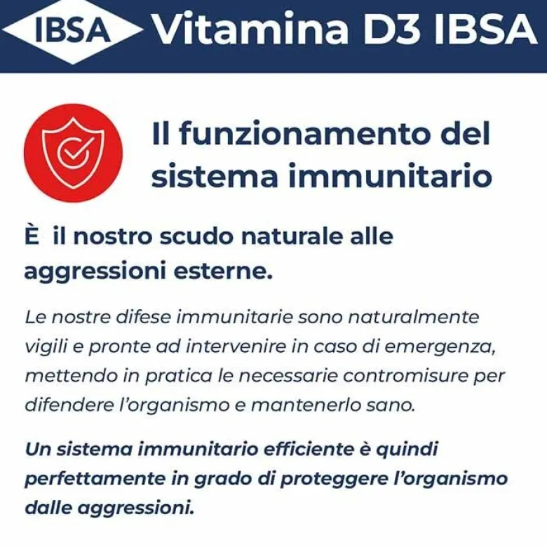 Ibsa Vitamina D3 1000ui 30 film orodispersibili