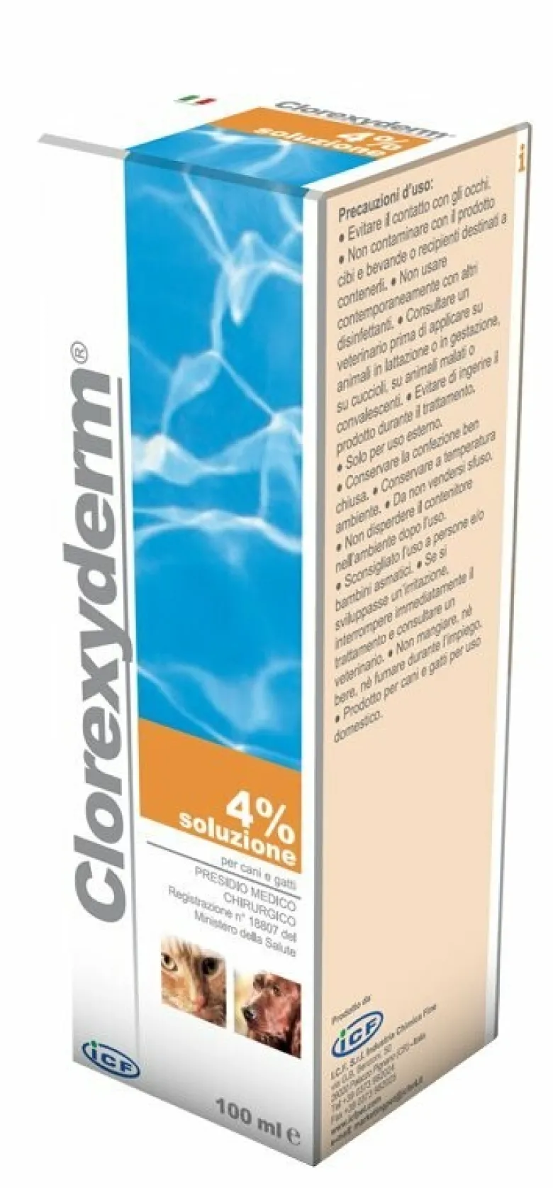 ICF Clorexyderm 4% Soluzione Schiuma Disinfettante Cute 100ml