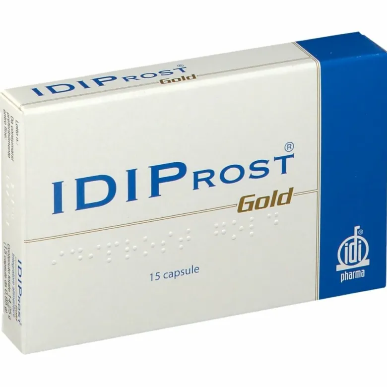 Idiprost Gold per l'Ipertrofia Prostatica 15 capsule