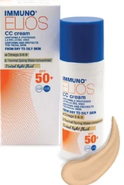 Immuno elios cold cream cream spf50+ tinted light 40 ml