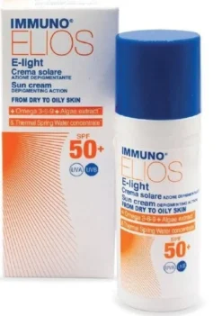 Immuno elios cream e-light spf50+ lightening 40 ml