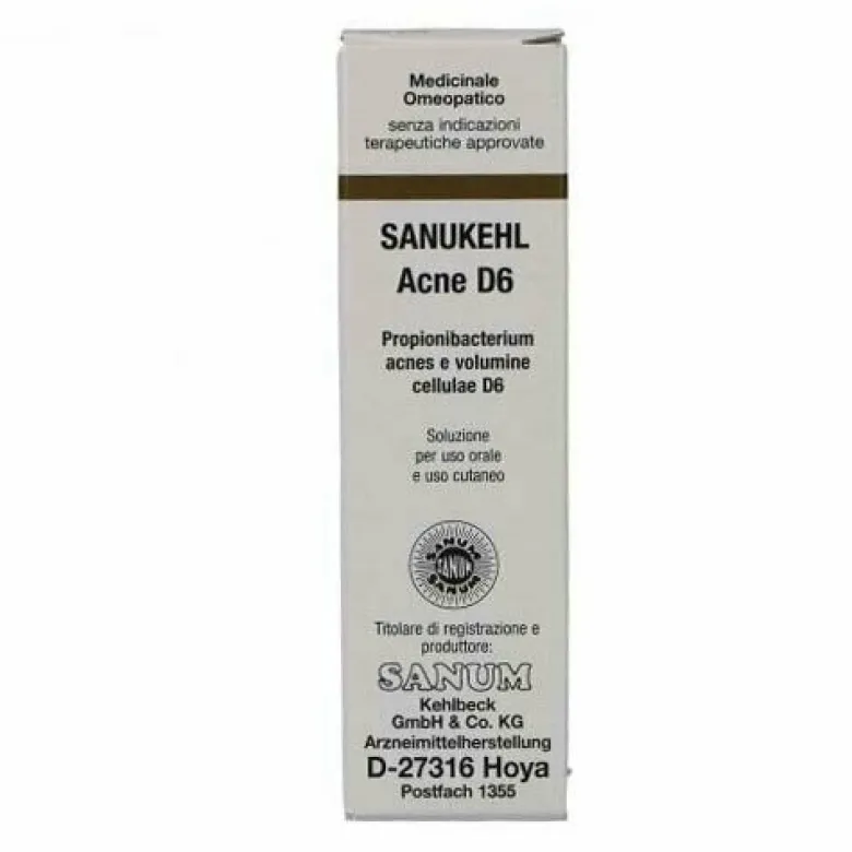 Imo Sanum Sanukehl Acne D6 Gocce Omeopatiche 10 ml