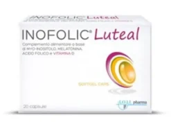 Inofolic Luteal Integratore di Myo-Inositolo 20 Capsule Molli