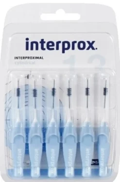Interprox Cylindrical 6 Scovolini Cilindrici Azzurri