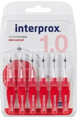 Interprox Mini Conical 6 Scovolini Rossi
