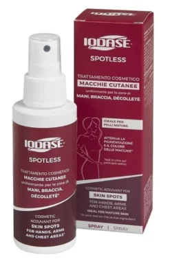 Iodase spotless trattamento age spots mani braccia decollete spray 100 ml