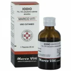 Iodio Marco Viti 7% / 5% Soluzione Cutanea Alcoolica 25 ml