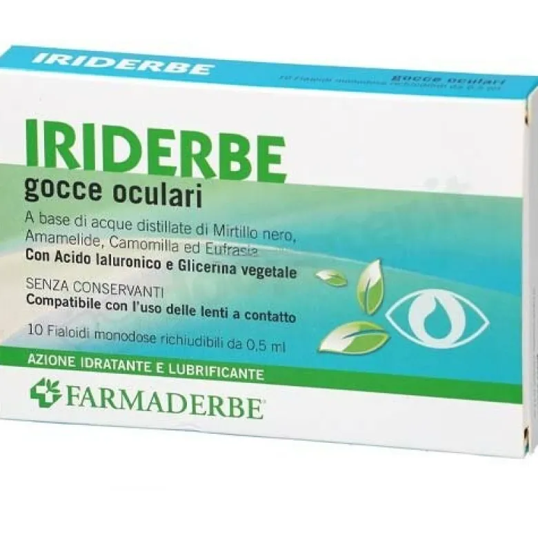 Iriderbe gocce oculari monodosi 10 flaconcini da 0,5ml