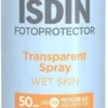 Isdin Transparent spray wet skin Protezione Corpo spf50 250 ml