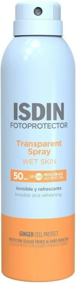 Isdin Transparent spray wet skin Protezione Corpo spf50 250 ml