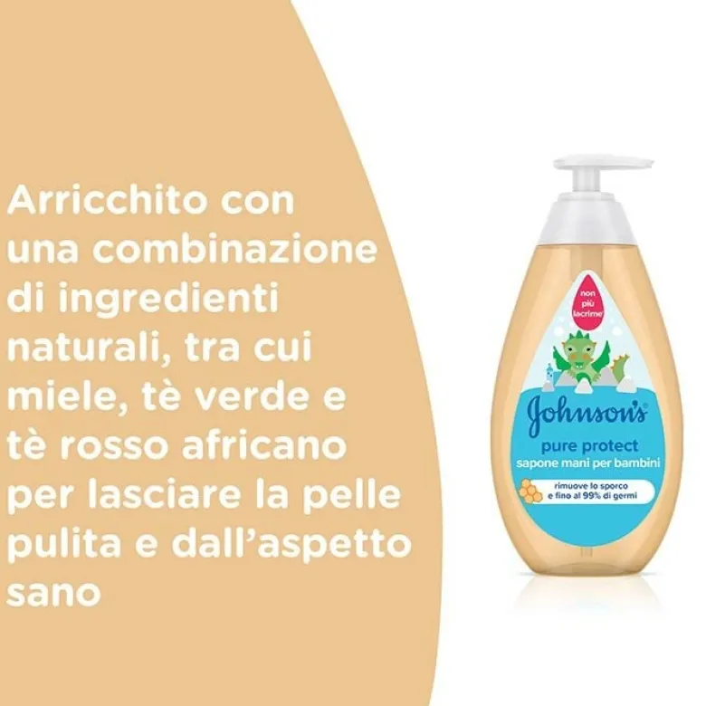 Johnson’s Baby Pure Protect Sapone Mani Per Bambini 300ml