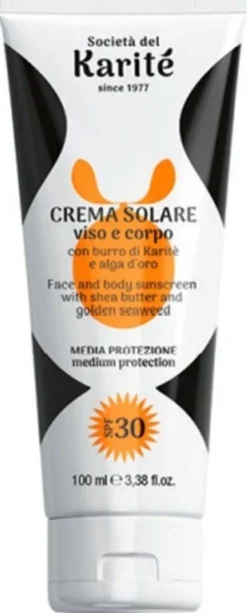 Karité Crema Solare Viso E Corpo SPF30 100ml