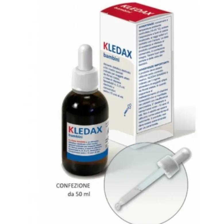 Kledax Gocce Bambini Alimento Dietetico Fibrosi Cistica 50 ml