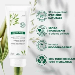 Klorane Balsamo All'Avena Bio Extra Delicato Protettivo 200 ml