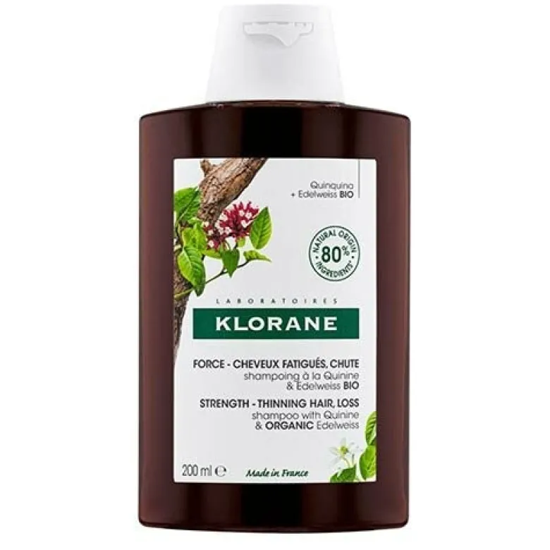 Klorane Chinina Stella Alpina Shampoo Fortificante Bio 200 ml