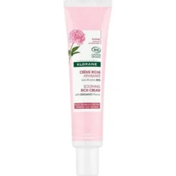 Klorane Crema Ricca Lenitiva Peonia Bio Pelle Sensibile 40 ml