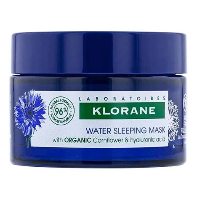 Klorane Idratazione Viso e Occhi Notte al Fiordaliso Bio 50 ml