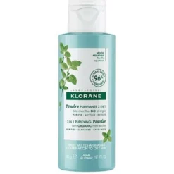 Klorane Polvere Purificante 3 in 1 alla Menta BIO e Argilla 50 g
