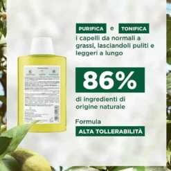 Klorane Shampoo al Cedro Capelli Normali a Grassi 200 ml