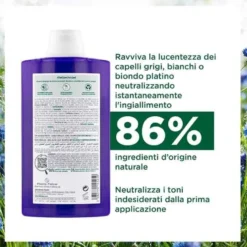 Klorane Shampoo alla Centaurea Bio Anti-Ingiallimento 400 ml