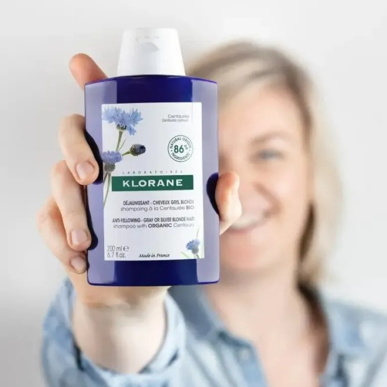 Klorane Shampoo alla Centaurea Bio Anti-Ingiallimento 200 ml