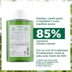 Klorane Shampoo all'Ortica Bio Capelli Grassi 200 ml