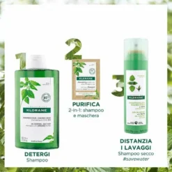 Klorane Shampoo all'Ortica Capelli Grassi 400 ml