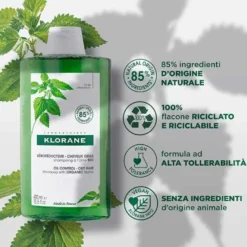Klorane Shampoo all'Ortica Capelli Grassi 400 ml