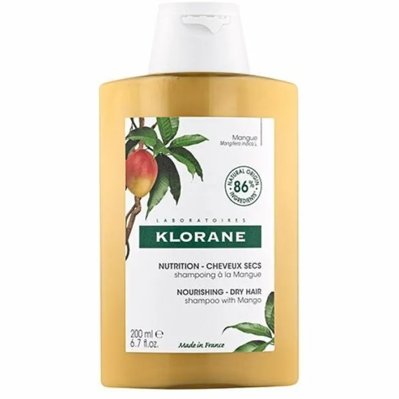 Klorane Shampoo al Mango Nutriente Capelli Secchi 200 ml