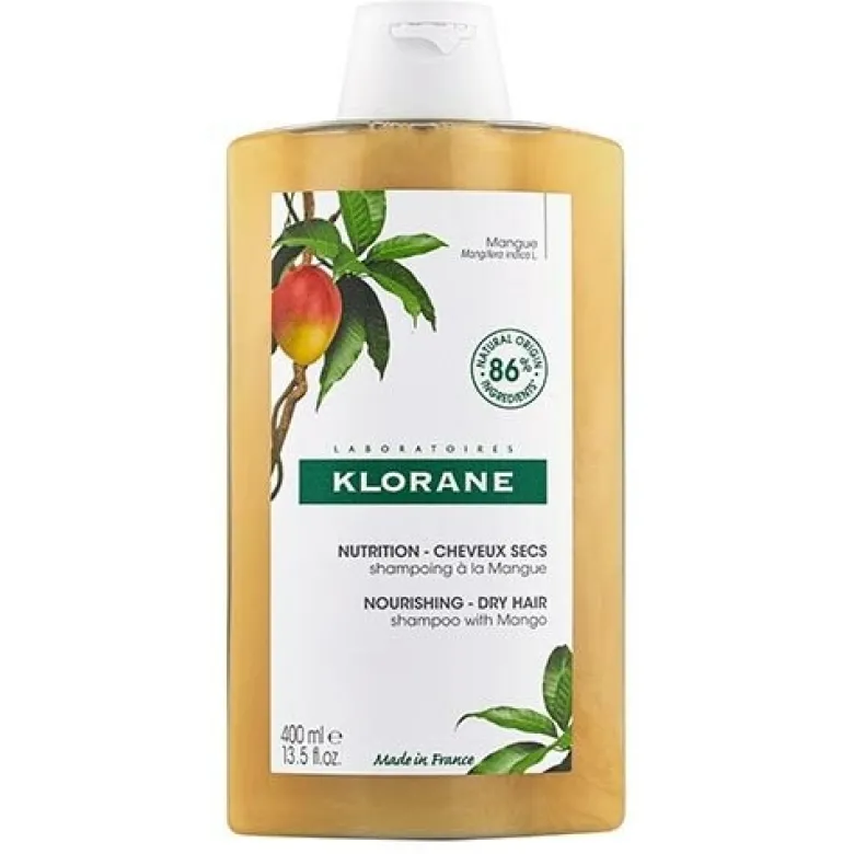 Klorane Shampoo al Mango Nutriente Capelli Secchi 400 ml