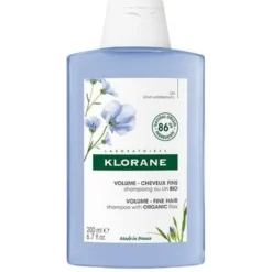 Klorane Shampoo Volumizzante al Lino Bio Capelli Sottili 200 ml