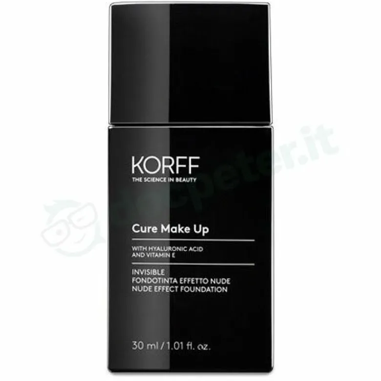 Korff Cure Make Up Fondotinta Invisible Effetto Nude Colore 01