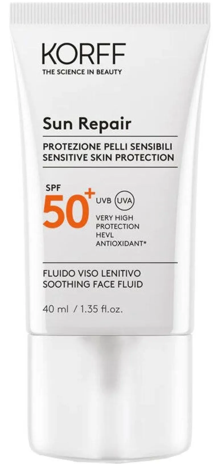 Korff 365 protection fluido viso lenitivo 40ml spf50+