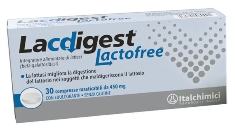 Lacdigest Lactofree Per Intolleranza Al Lattosio 30 Compresse Masticabili