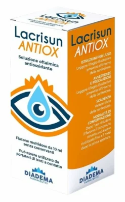 Lacrisun antiox soluzione oftalmica antiossidante occhi flacone multidose 10 ml
