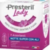 Lady presteril assorbenti notte super ali 7 pezzi