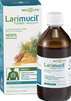 Larimucil tosse adulti sciroppo per la tosse secca e grassa 175ml