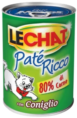Lechat Pate' Gatto Coniglio 400 g