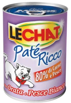 Lechat Pate' Gatto Orata e Pesce Bianco 400 g