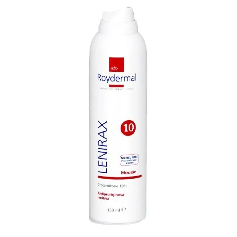 Lenirax 10 Mousse Azione Antipruriginosa e Lenitiva 150ml