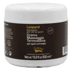 Leopard crema da massaggio termoattiva professionale 500 ml