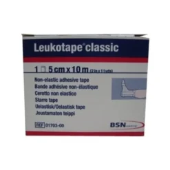 Leukotape benda anelastica per bendaggi funzionali 5x100 cm